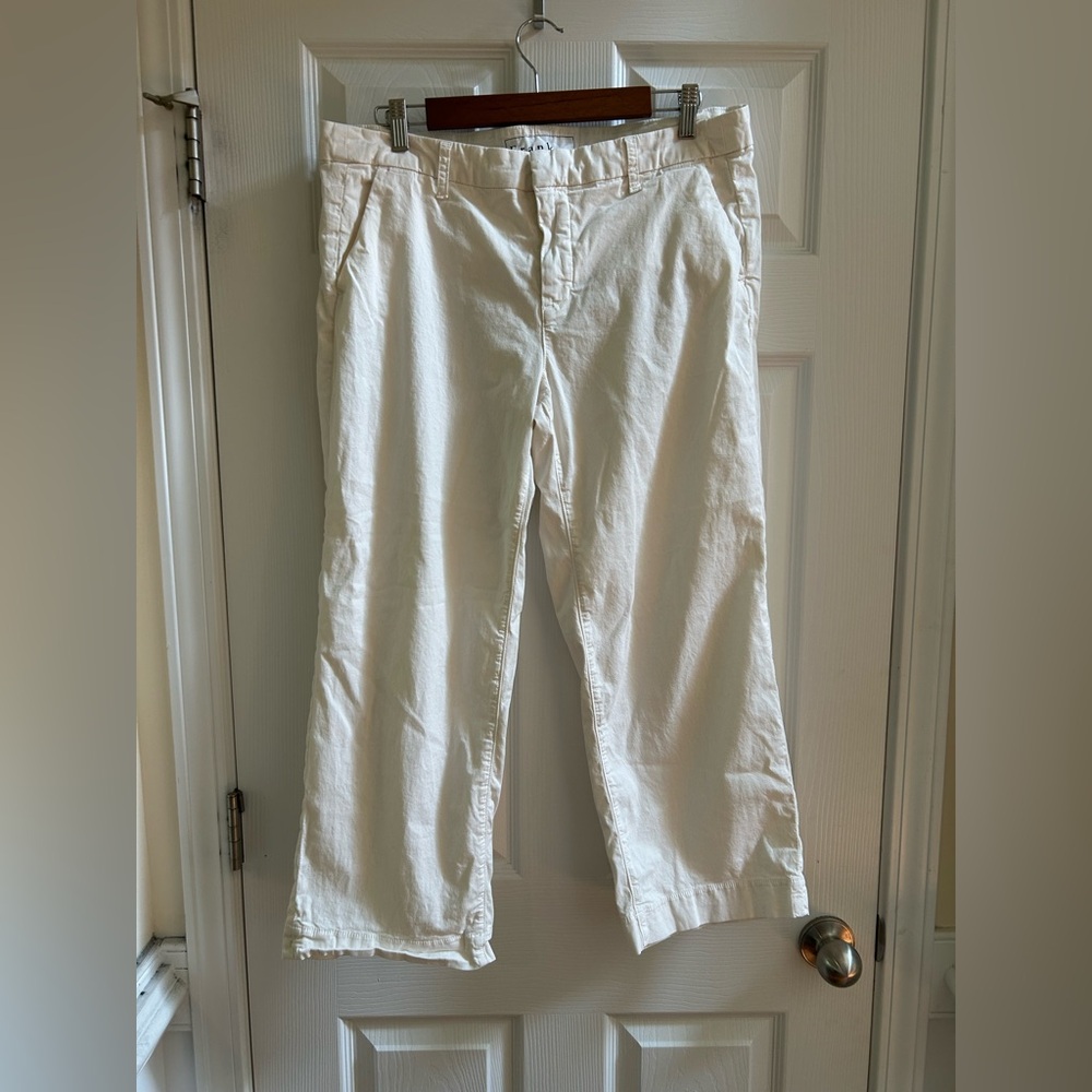 Frank & Eileen WESTPORT The Italian Wide-Leg Chino Size 12 - Picture 5 of 8